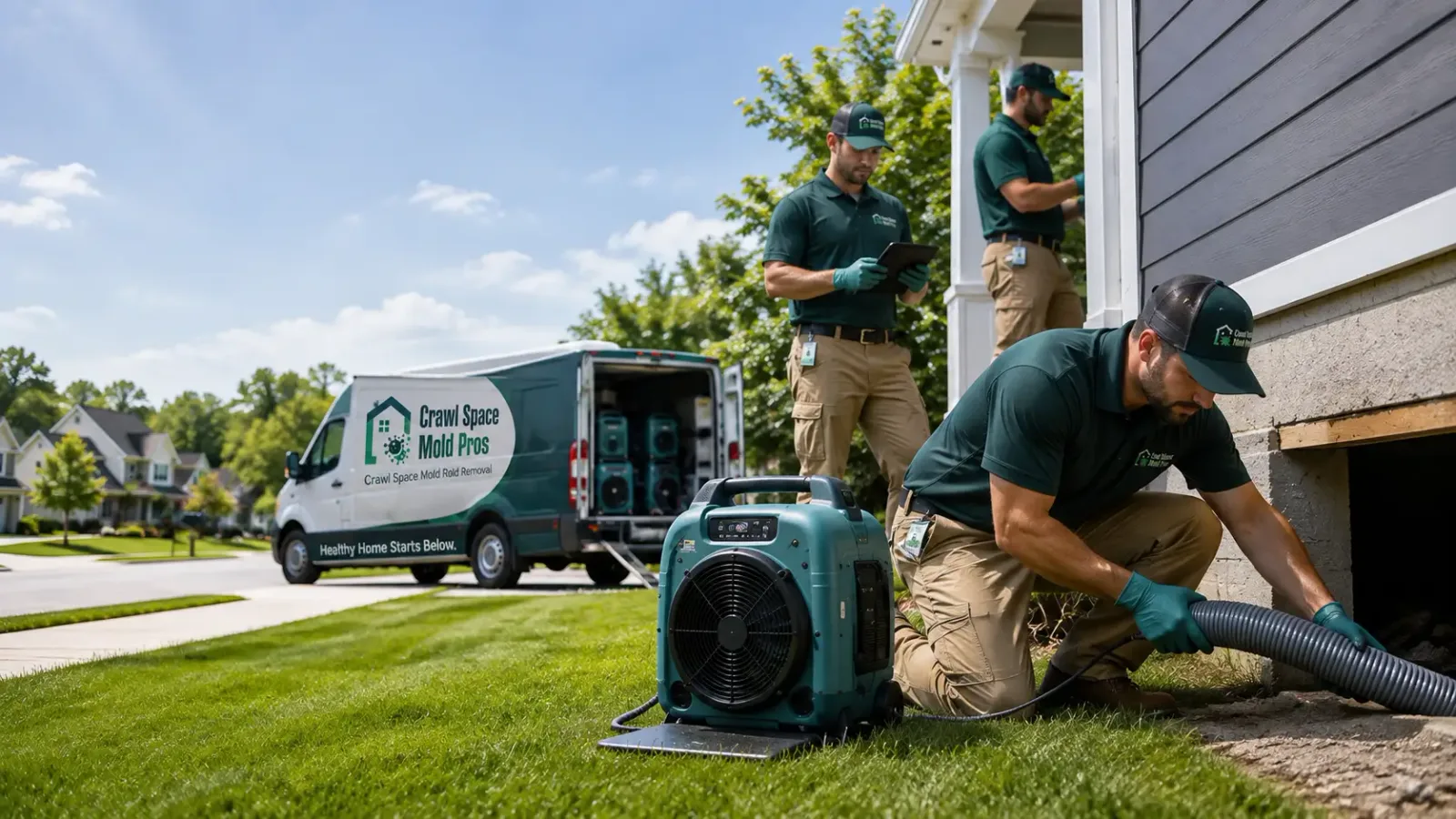 Crawl Space Mold Removal in Oklee, MN